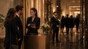 Hostess, reception e controllo accessi per eventi a Milano: quando fanno davvero la differenza in una location